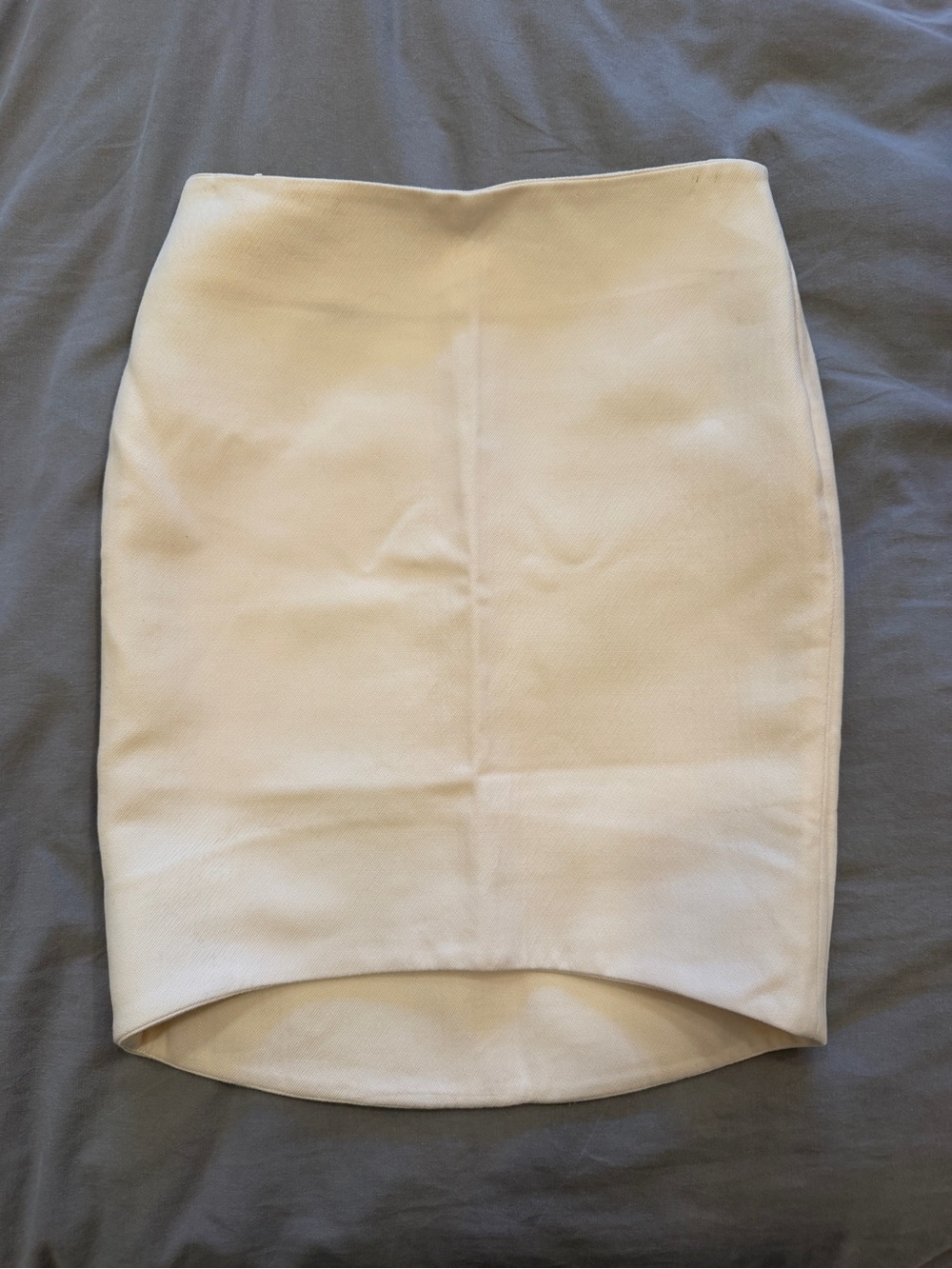 Ports 1961 Cream High-Low Pencil Skirt